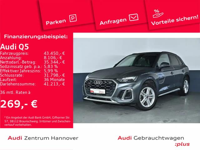 Q5, S line 40 TDI quattro AHK LED Kamera virtual
