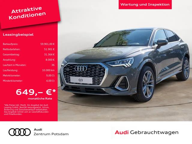 Q3, Sportback S line 40 TFSI quattro PANO 360°