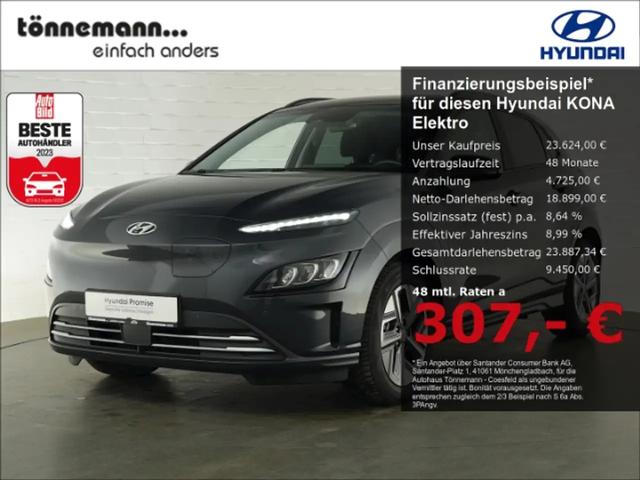 Kona, TREND 39,2kWh+VOLL LED+NAVI+RÜCKFAHRKAMERA+SOUNDSY