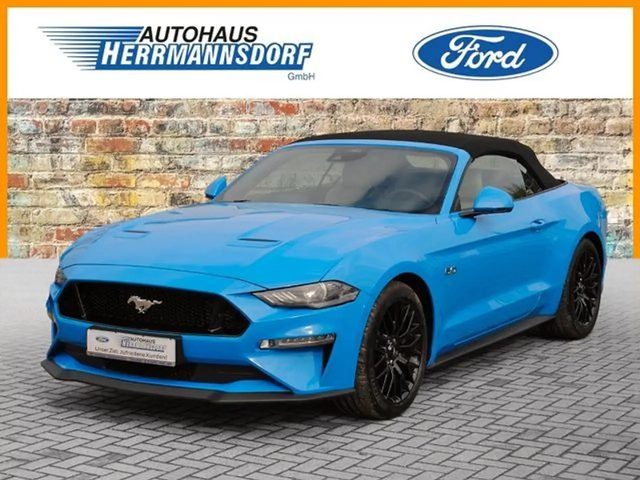 Mustang, 5,0 GT Convertible+AUTOMATIK+LEDER WEIß+