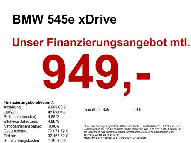 545, e xDrive M Sport * 0.5% DW Versteuerung*