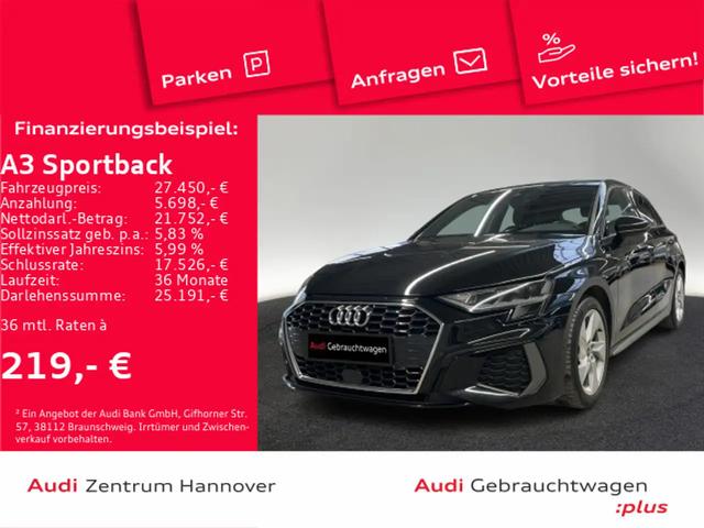 A3, S line 30 TFSI Pano virtual LED Nav
