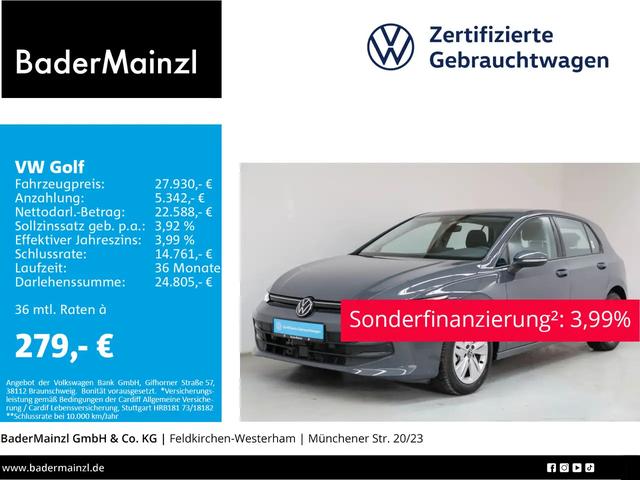 Golf, 1.5 TSI Life Carplay AHK LED Virtual Alu