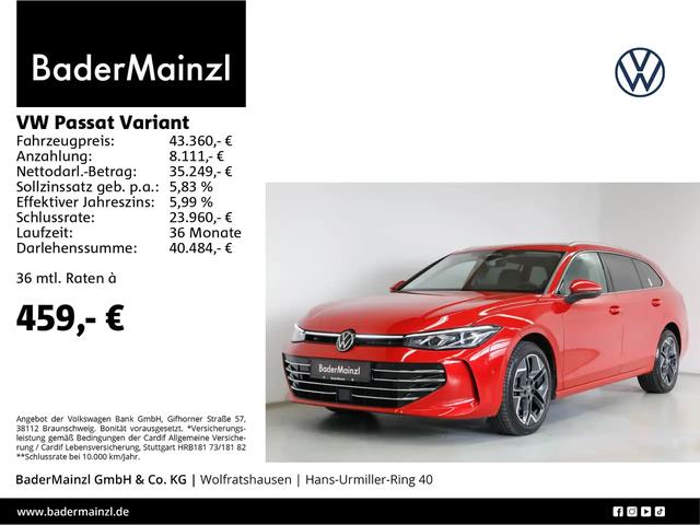 Passat Variant, 2.0 TDI DSG Elegance AHK StdHzg
