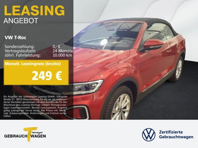 T-Roc, Cabrio 1.0 TSI STYLE NAVI LED+ KAMERA ALLW
